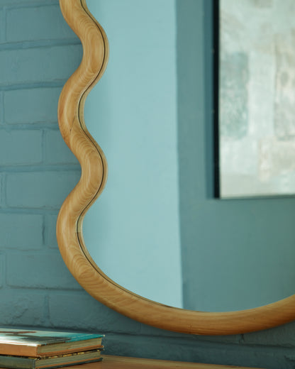Serendis Brown Accent Mirror - A8010412