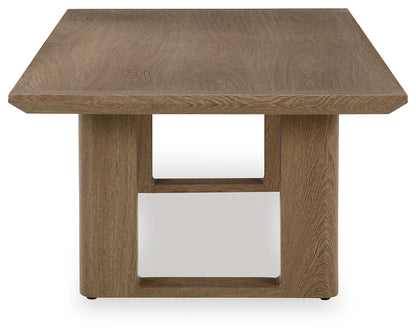 Serene Bay Dark Brown Outdoor Coffee Table - P671-701