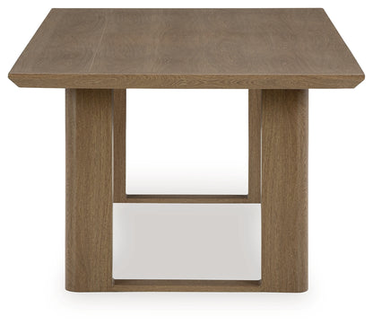 Serene Bay Dark Brown Outdoor Dining Table - P671-625