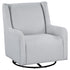 Serra Boucle Upholstered Swivel Glider Recliner Dove Grey - 902454