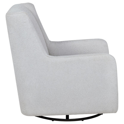 Serra Boucle Upholstered Swivel Glider Recliner Dove Grey - 902454