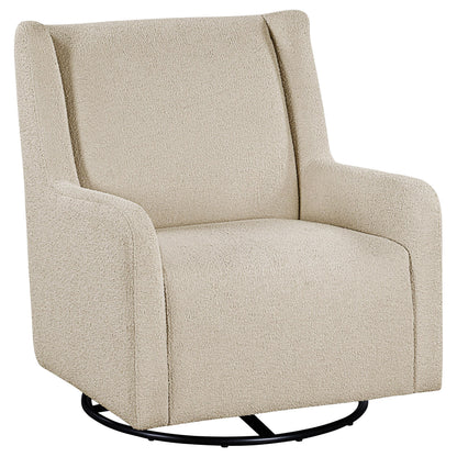 Serra Boucle Upholstered Swivel Glider Recliner Sandy Beige - 902453