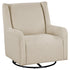 Serra Boucle Upholstered Swivel Glider Recliner Sandy Beige - 902453