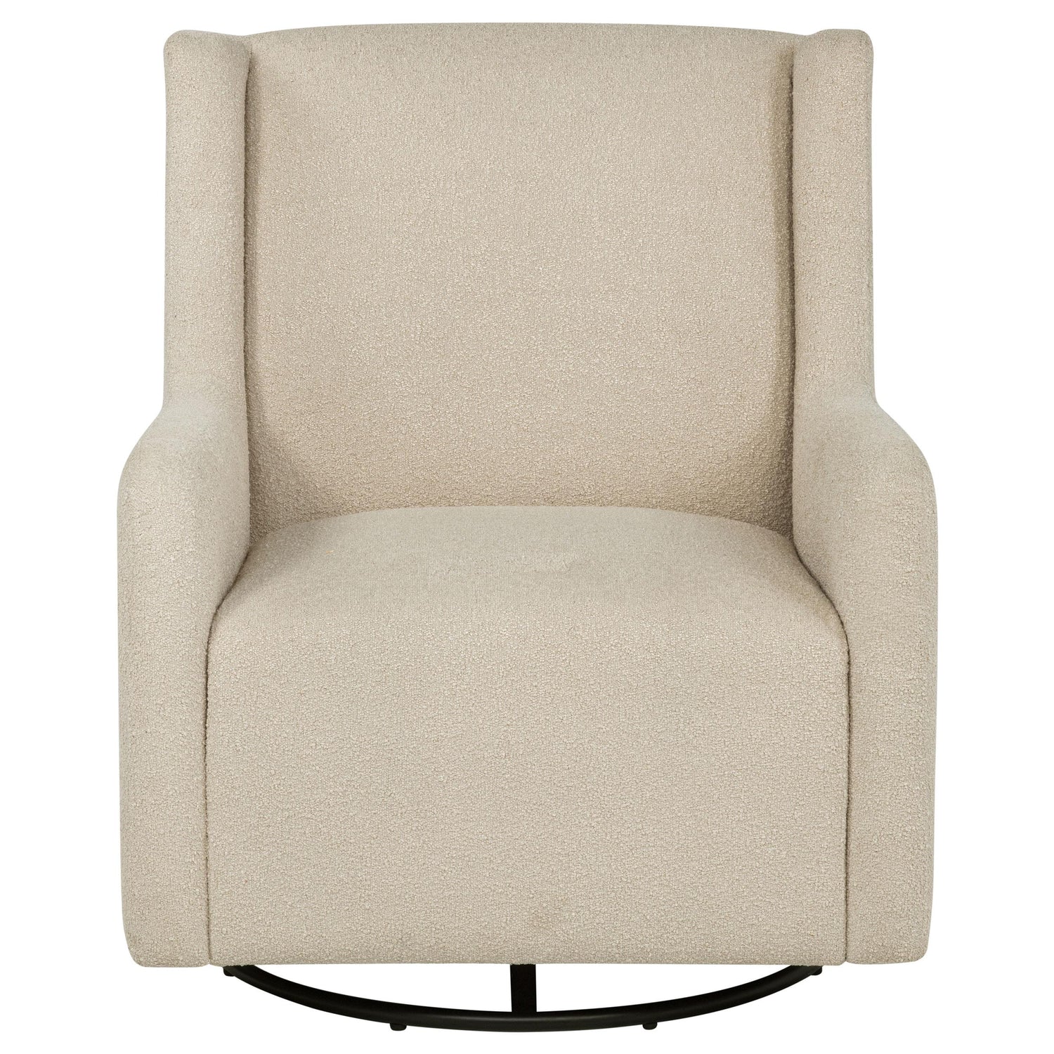 Serra Boucle Upholstered Swivel Glider Recliner Sandy Beige - 902453