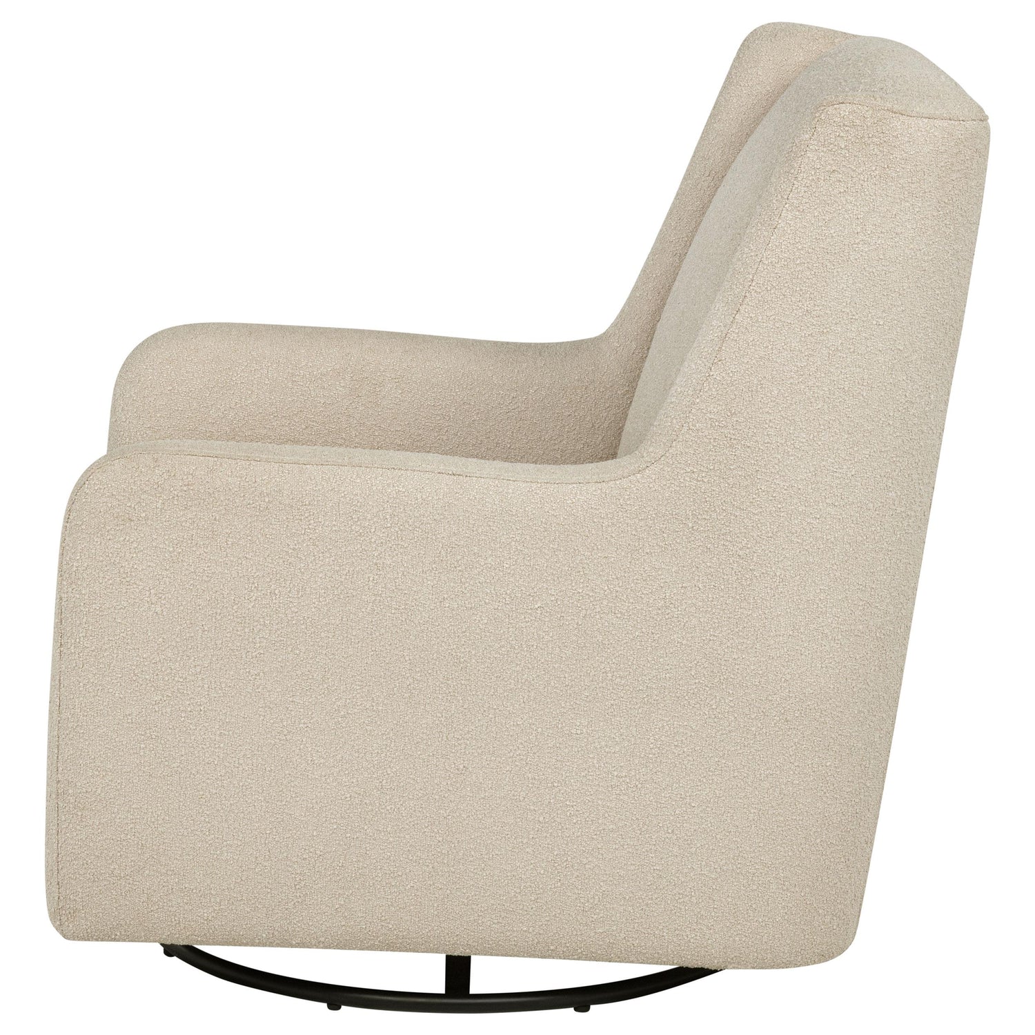 Serra Boucle Upholstered Swivel Glider Recliner Sandy Beige - 902453