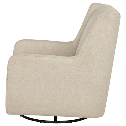 Serra Boucle Upholstered Swivel Glider Recliner Sandy Beige - 902453