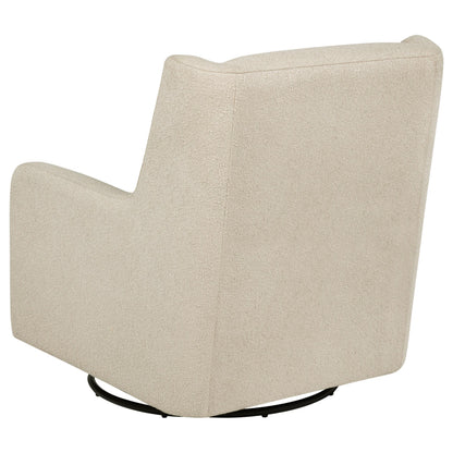 Serra Boucle Upholstered Swivel Glider Recliner Sandy Beige - 902453