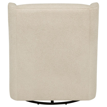Serra Boucle Upholstered Swivel Glider Recliner Sandy Beige - 902453
