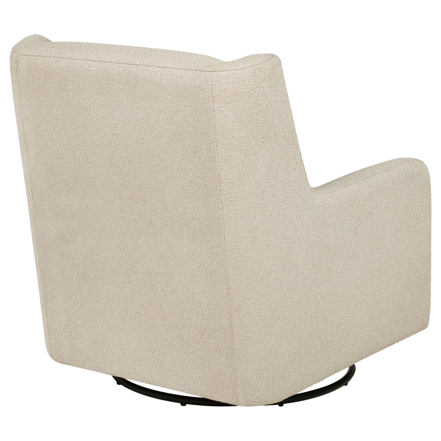 Serra Boucle Upholstered Swivel Glider Recliner Sandy Beige - 902453