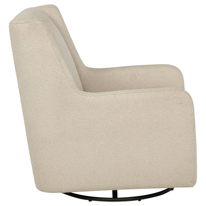 Serra Boucle Upholstered Swivel Glider Recliner Sandy Beige - 902453