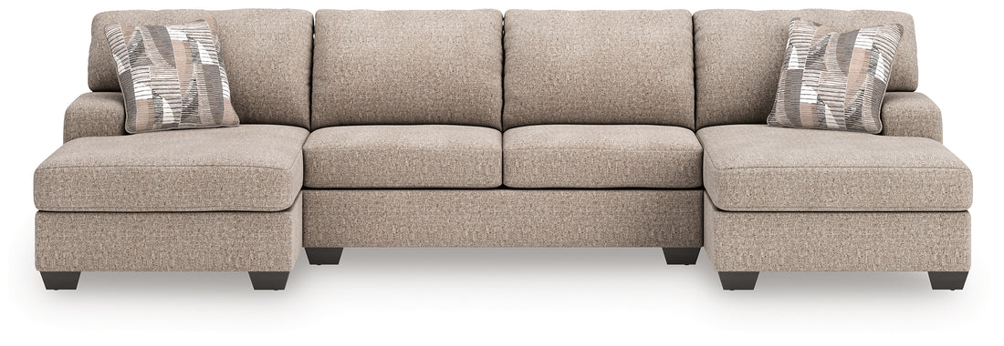 Seyler Lane Hemp 3-Piece Sectional with Double Chaise - 48404S3