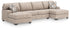 Seyler Lane Hemp 3-Piece Sectional with Double Chaise - 48404S7