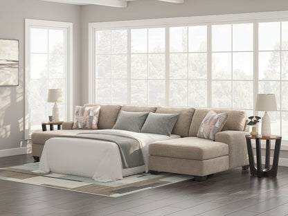 Seyler Lane Hemp 3-Piece Sectional with Double Chaise - 48404S7
