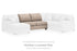 Seyler Lane Hemp Armless Loveseat - 4840434