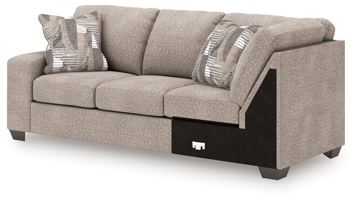 Seyler Lane Hemp Left-Arm Facing Sofa with Corner Wedge - 4840448