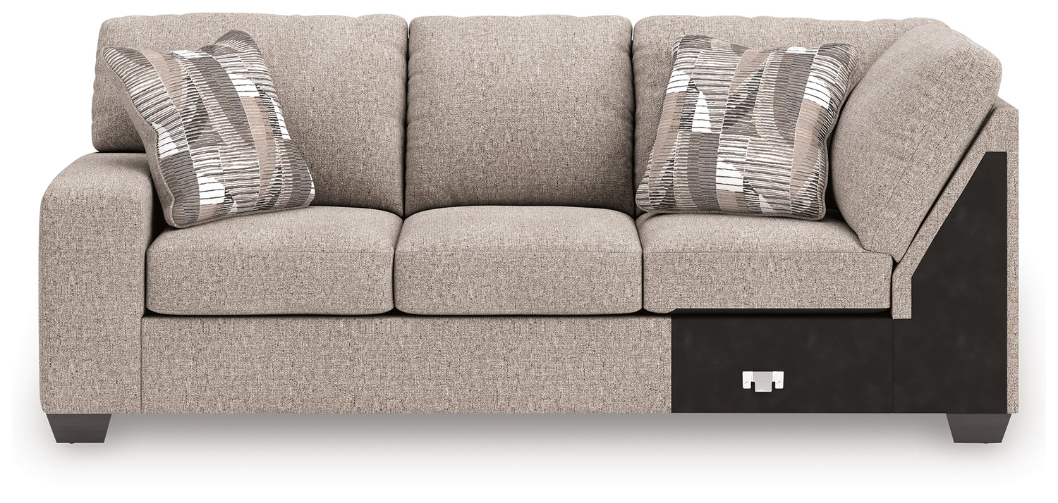 Seyler Lane Hemp Left-Arm Facing Sofa with Corner Wedge - 4840448
