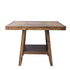 SH1185BRN-36 COUNTER HEIGHT TRESTLE TABLE W/ LAZY SUSAN - SH1185BRN-36