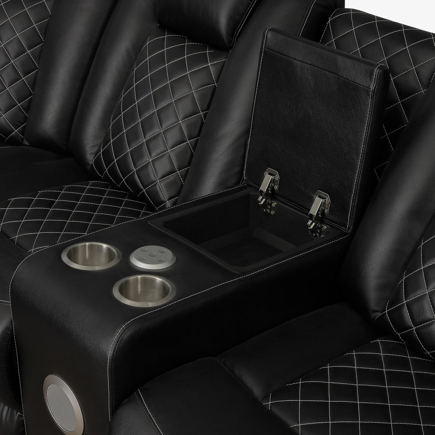 SH8895BLK*SC (3)3-PIECE RECLINING SECTIONAL - SH8895BLK*SC - Bien Home Furniture &amp; Electronics