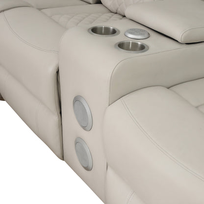 SH8895GRW*SC (3)3-PIECE RECLINING SECTIONAL - SH8895GRW*SC - Bien Home Furniture &amp; Electronics