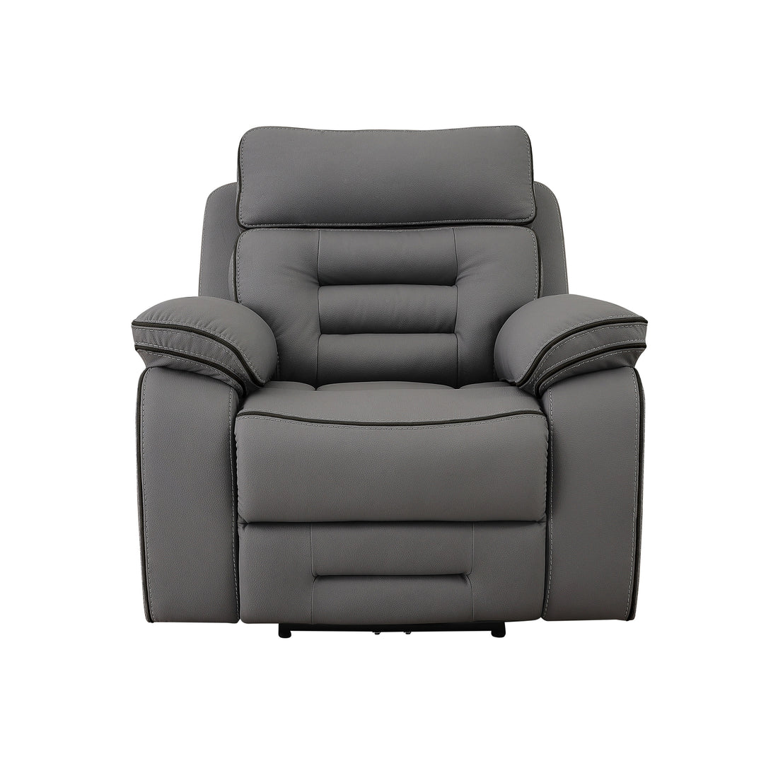 SH8898GRY-1 PW RECLN CHAIR W/ PW HEADREST - SH8898GRY-1