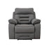 SH8898GRY-1 PW RECLN CHAIR W/ PW HEADREST - SH8898GRY-1