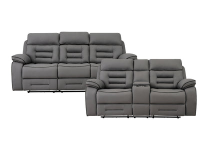 SH8898GRY*2 2PC SET: SOFA, LOVE - SH8898GRY*2