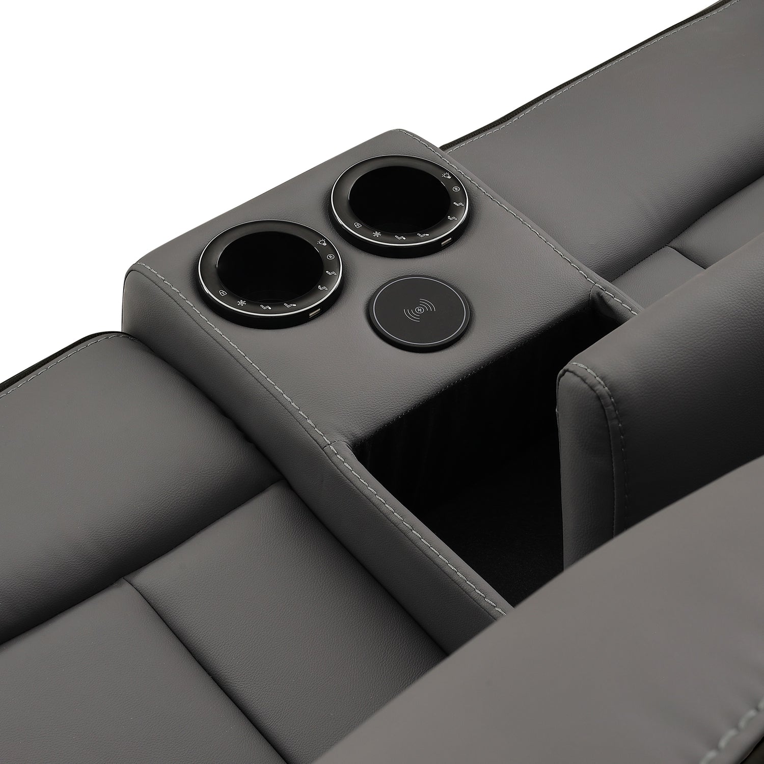 SH8898GRY*2 2PC SET: SOFA, LOVE - SH8898GRY*2