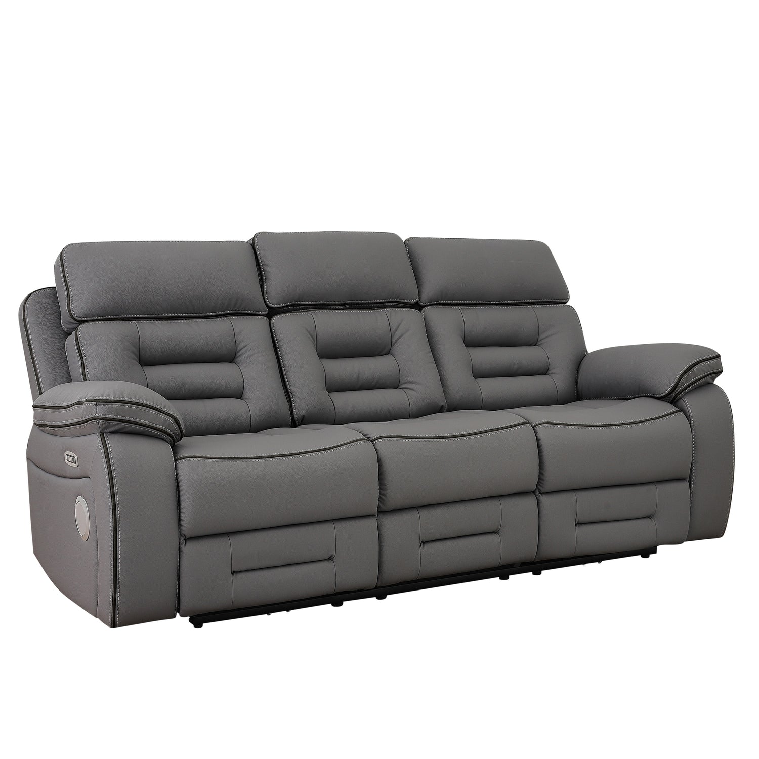 SH8898GRY*2 2PC SET: SOFA, LOVE - SH8898GRY*2