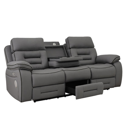 SH8898GRY*2 2PC SET: SOFA, LOVE - SH8898GRY*2