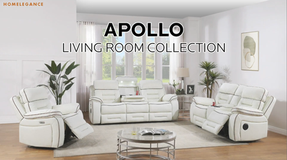 SH8898WHT*3 3PC SET: SOFA, LOVE, CHAIR - SH8898WHT*3