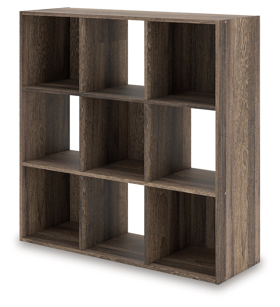Shallifer Brown Nine Cube Organizer - EA1104-3X3