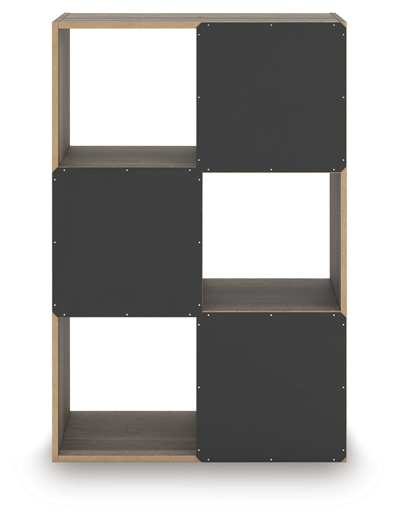 Shallifer Brown Six Cube Organizer - EA1104-3X2