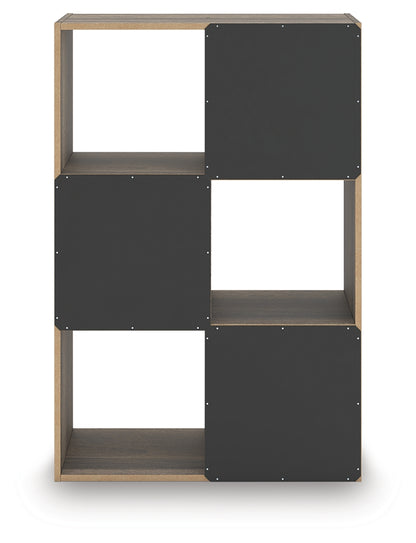 Shallifer Brown Six Cube Organizer - EA1104-3X2