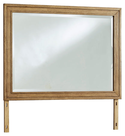 Sharlance Light Brown Bedroom Mirror from Ashley - Luna Furniture