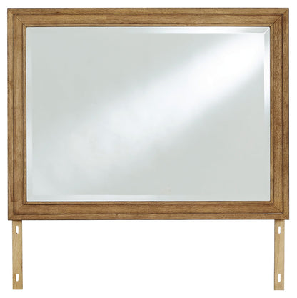 Sharlance Light Brown Bedroom Mirror from Ashley - Luna Furniture