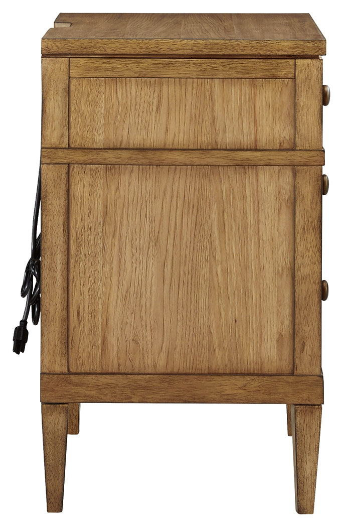 Sharlance Brown Nightstand - B895-93