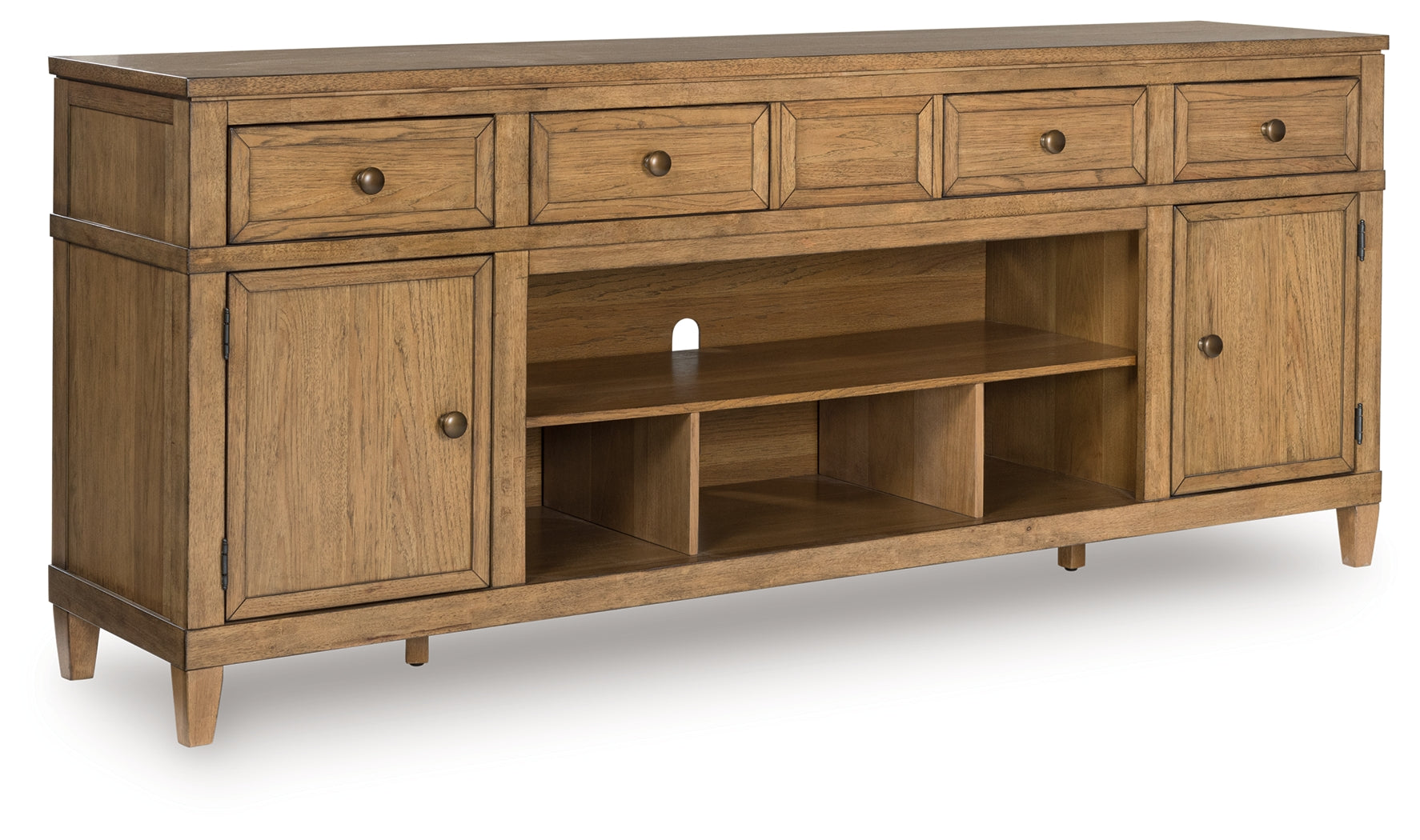 Sharlance Light Brown 81" TV Stand - W655-68