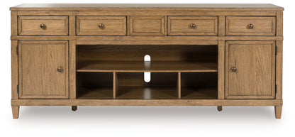 Sharlance Light Brown 81" TV Stand - W655-68