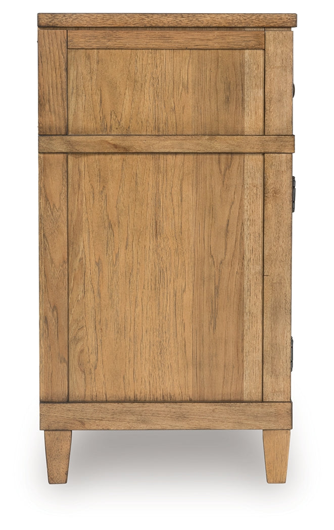 Sharlance Light Brown 81" TV Stand - W655-68