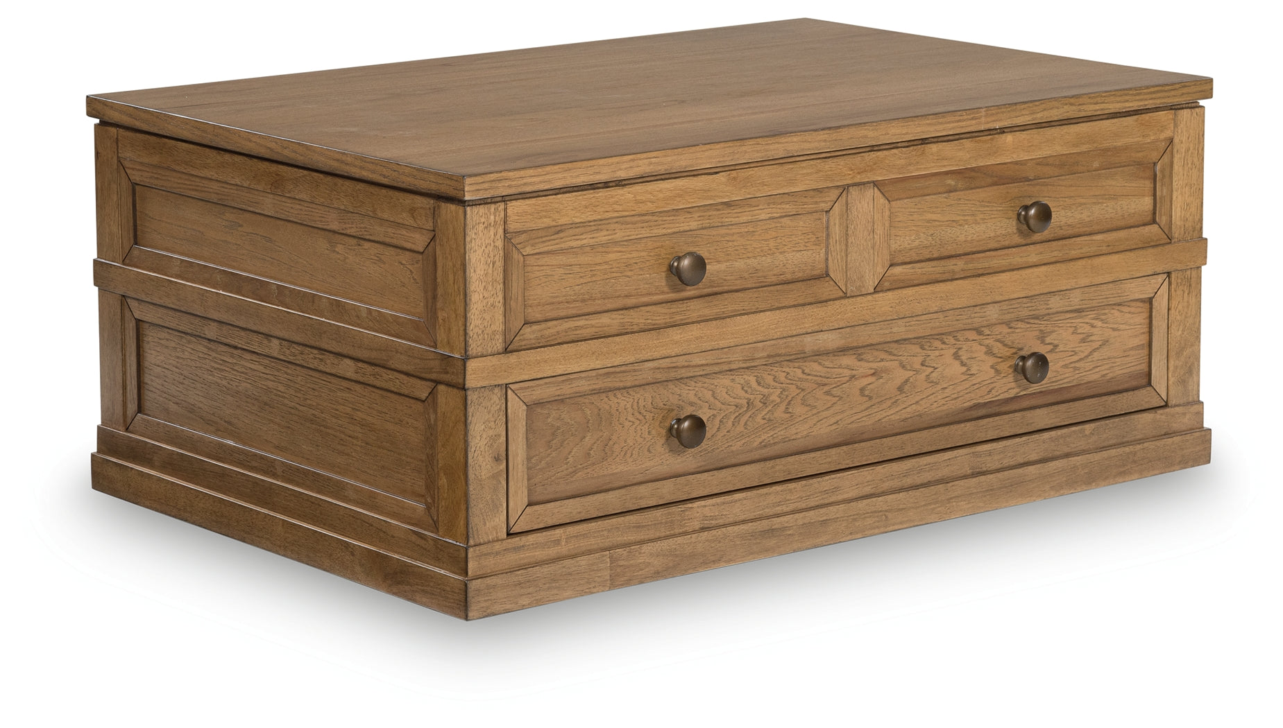 Sharlance Light Brown Lift-Top Coffee Table - T655-9