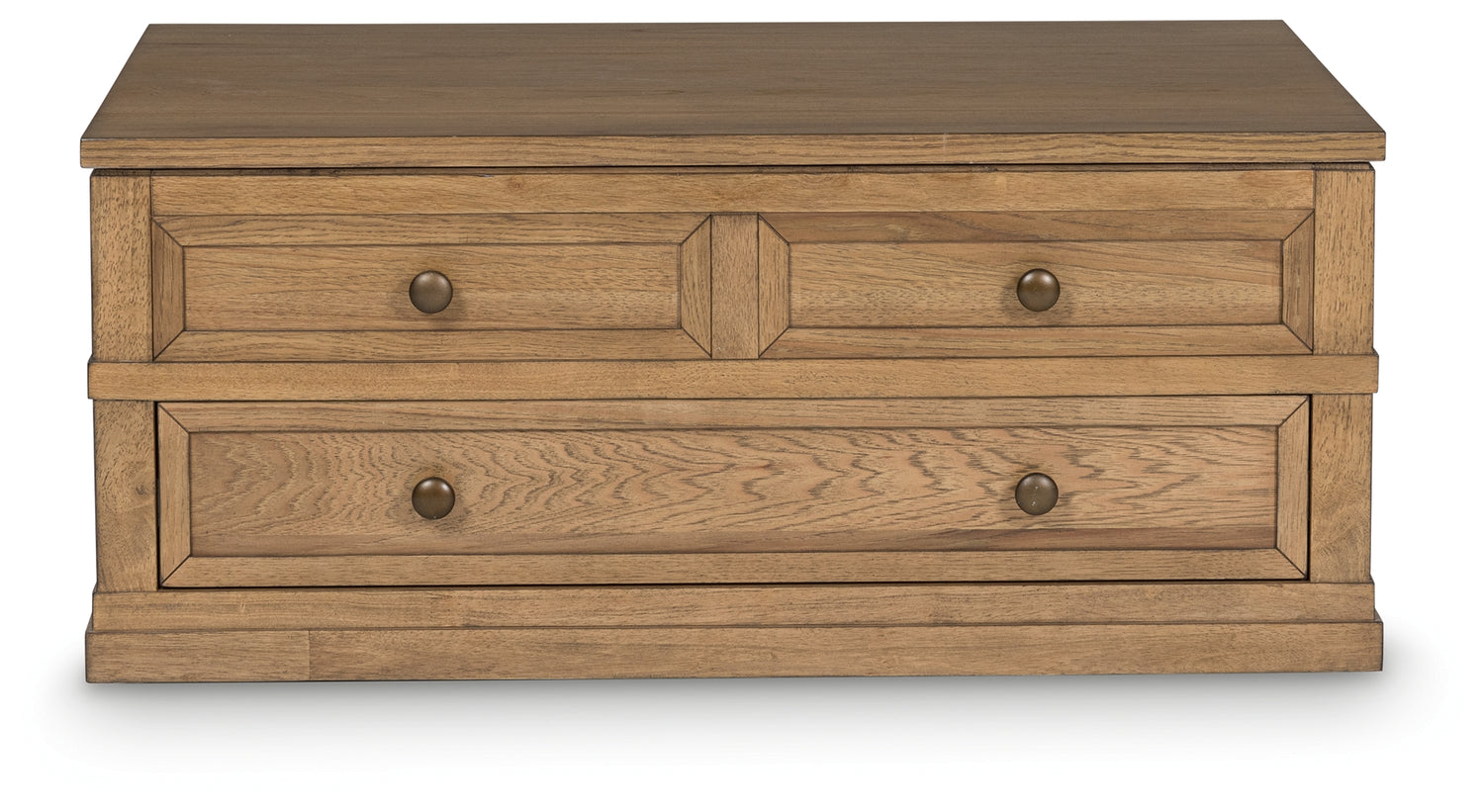 Sharlance Light Brown Lift-Top Coffee Table - T655-9