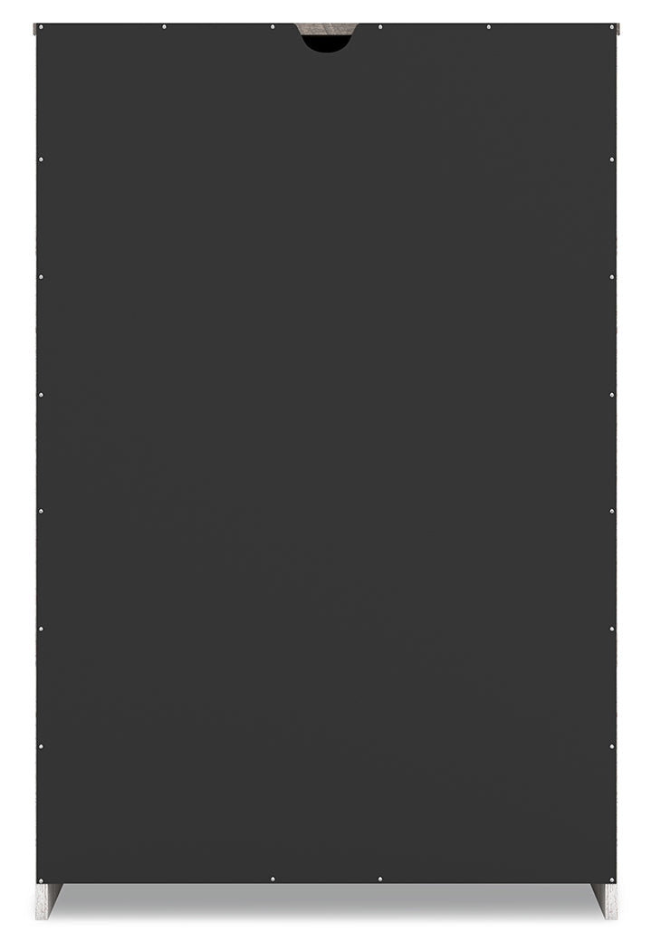 Shawburn Full Panel Headboard with Dresser and Chest in Whitewash - PKG016194