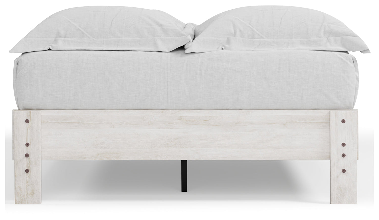 Shawburn Full Platform Bed with Dresser and Chest in Whitewash - PKG016221