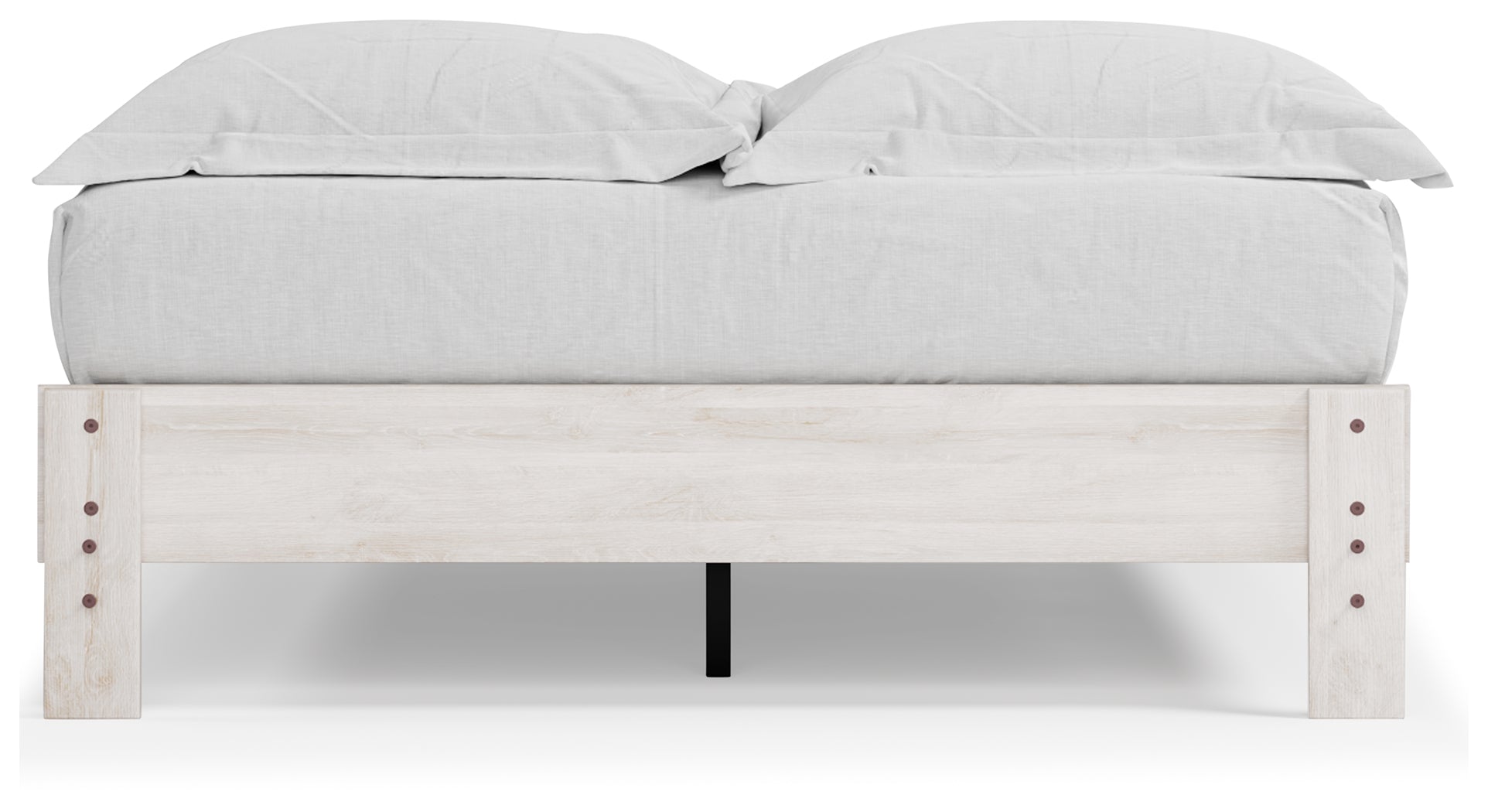 Shawburn Queen Platform Bed with Dresser and Chest in Whitewash - PKG016197