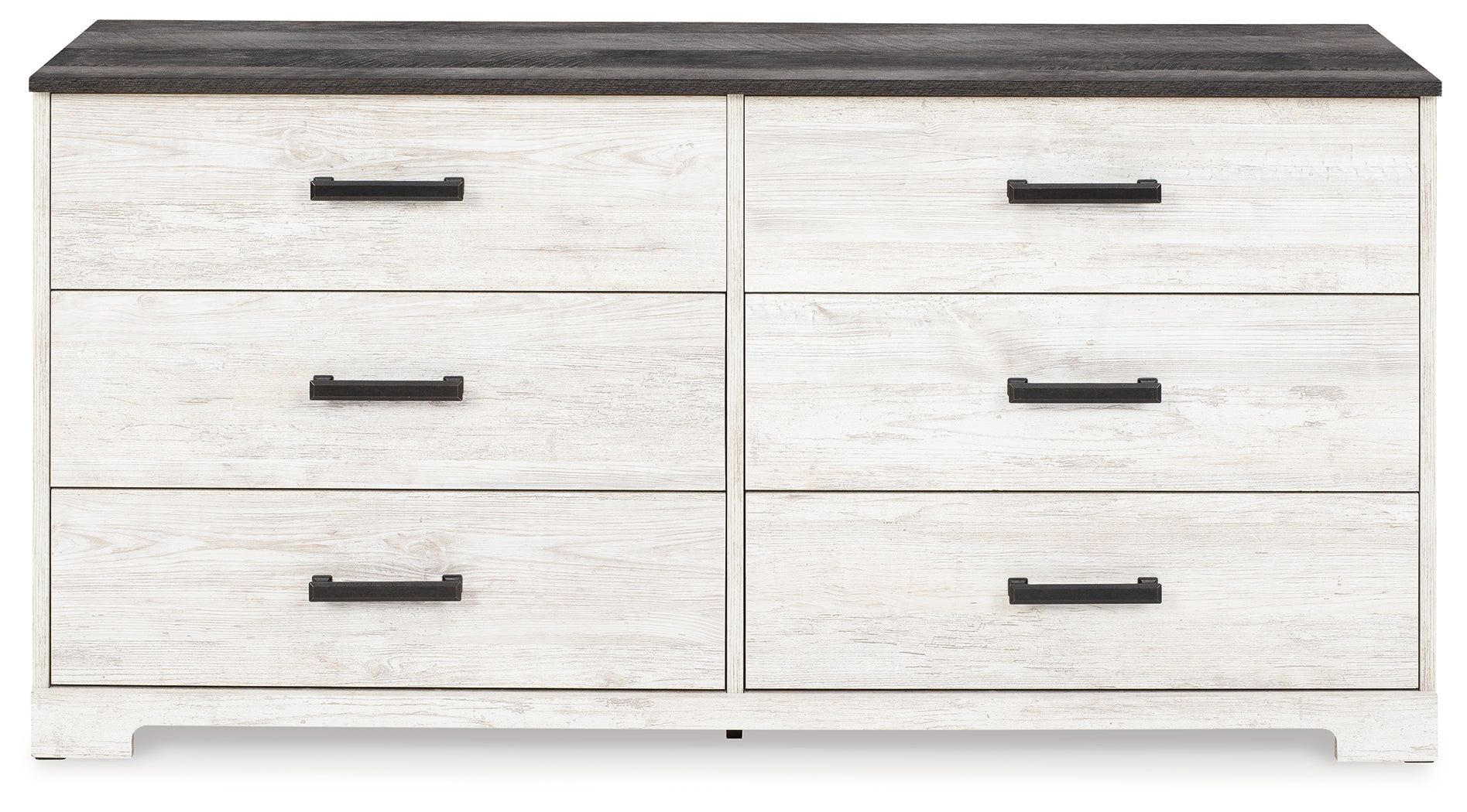 Shawburn Whitewash and Charcoal Gray Platform Bedroom Set from Ashley - Luna Furniture