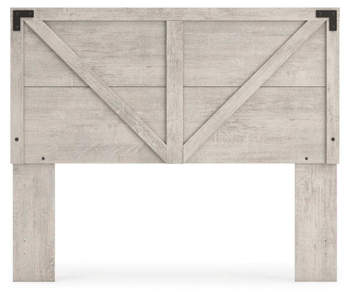 Shawburn Whitewash Queen Crossbuck Panel Headboard - EB4123-157