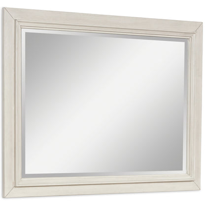 Shaybrock Antique White/Brown Bedroom Mirror - B683-36