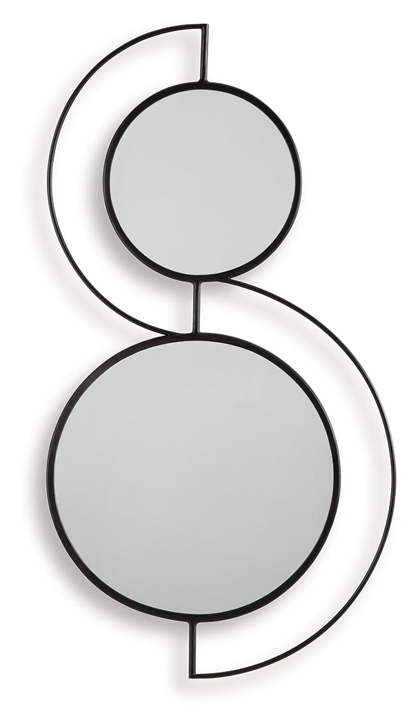 Shayham Black Accent Mirror - A8010402