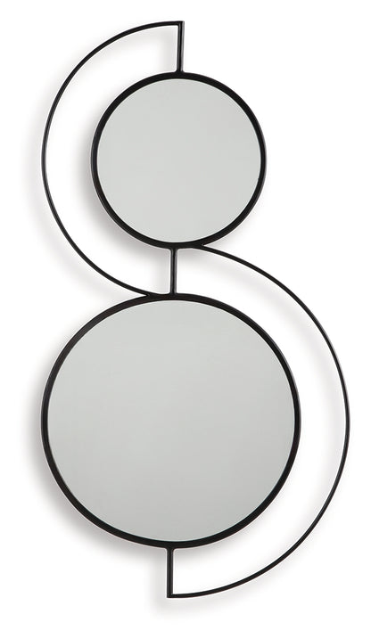 Shayham Black Accent Mirror - A8010402
