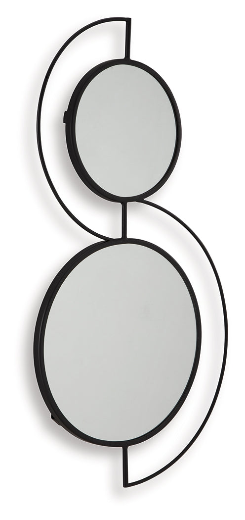 Shayham Black Accent Mirror - A8010402